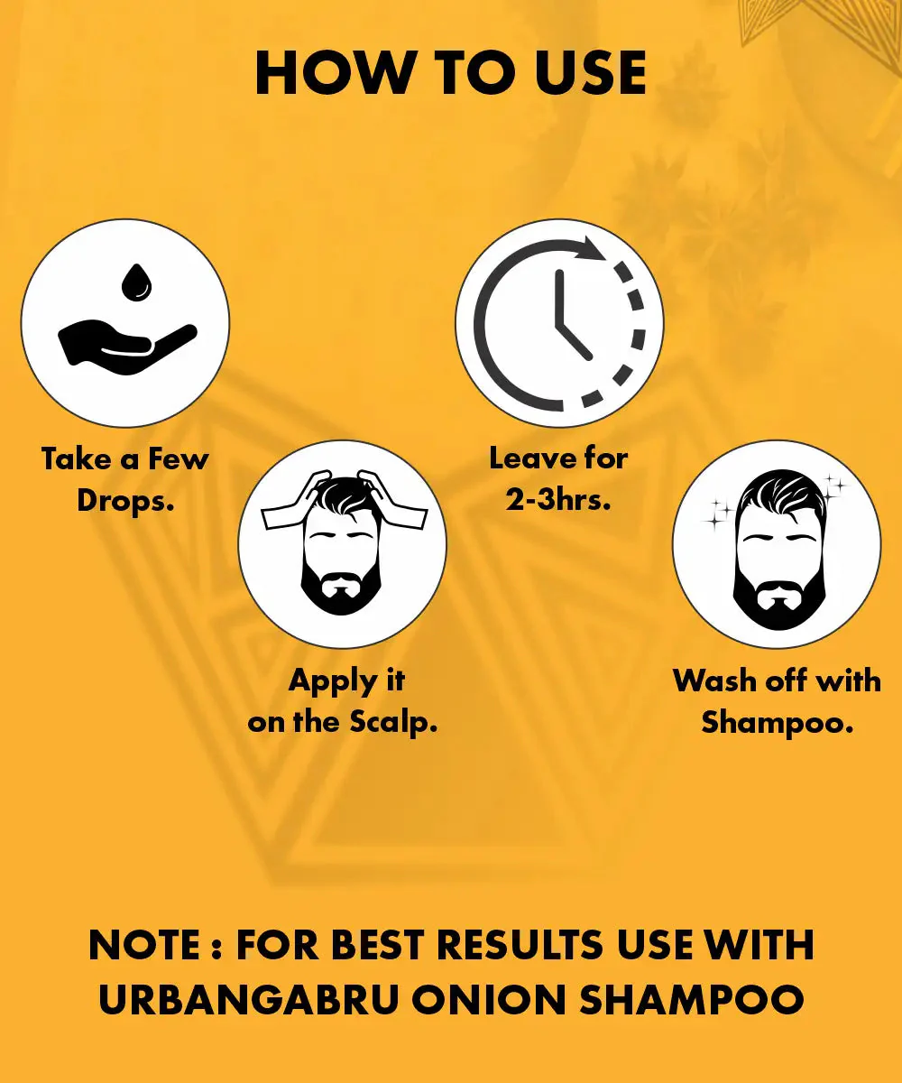 Urbangabru Ayurvedic Onion Hair Oil - Image 6