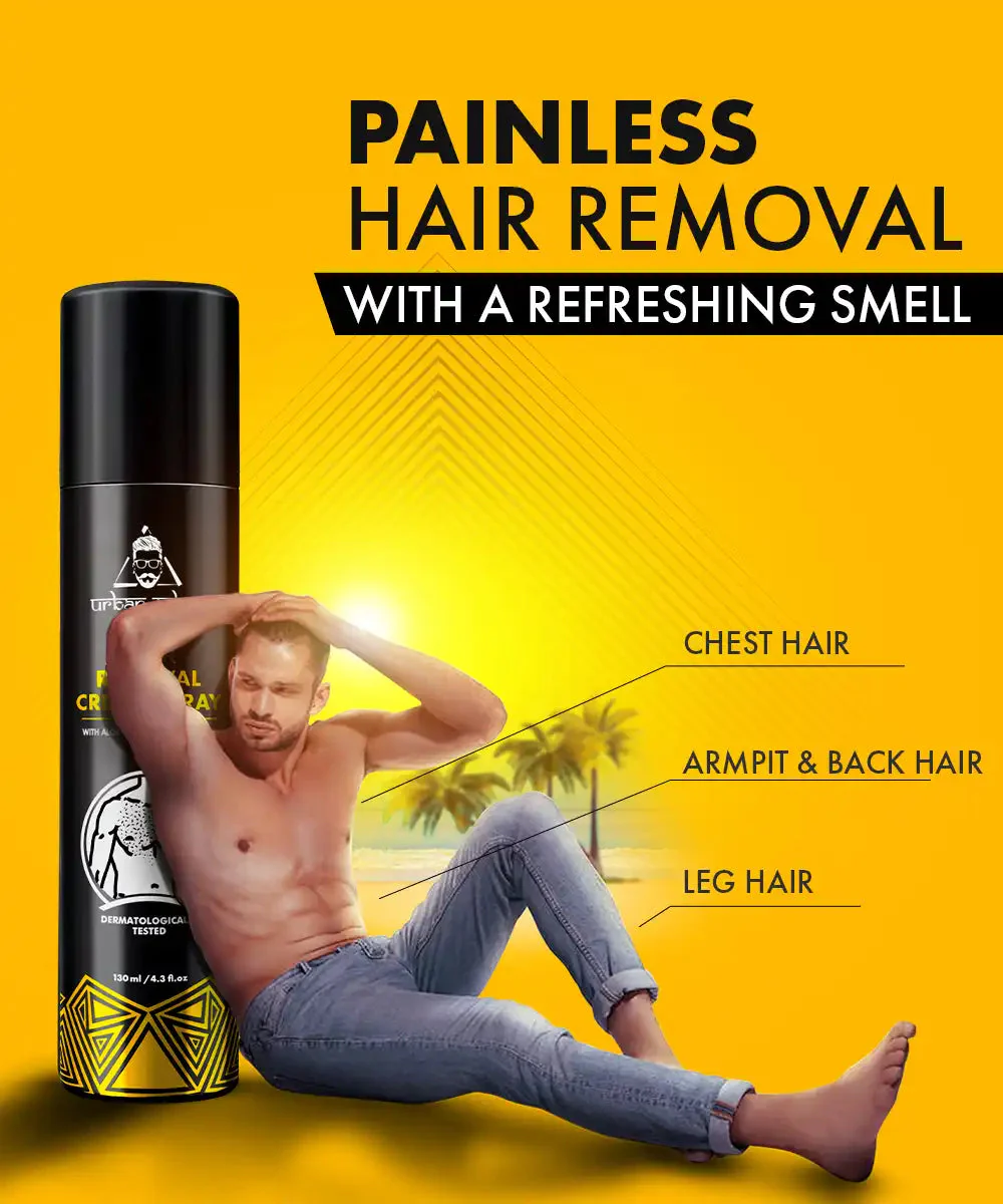 UrbanGabru Hair Removal Cream Spray Lemon Extract 130ml - Image 3