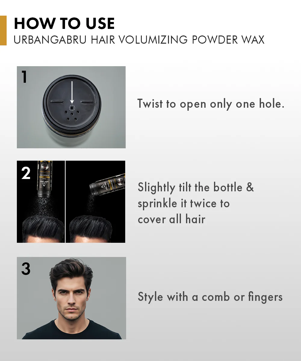 UrbanGabru Hair Volumizing Powder Wax 5 gm - Image 8